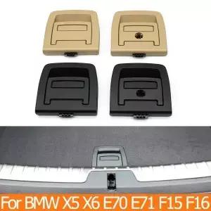 자동차 뒷 트렁크 수화물 커버 매트 바닥 카펫 핸들 래치 버튼 BMW X5 X6 E70 E71 E72 F15 F16 5GT F07