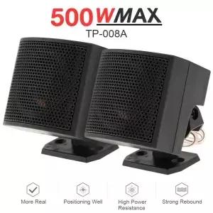 2pcs 500W 미니 돔 트위터 스피커 고효율 자동차 오디오 시스템 용 자동 서브 우퍼 사운드