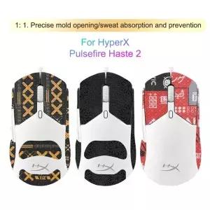 HyperX lsefi Haste 2 용 미끄럼 방지 게이밍 마우스 스티커 유선 무선 PC 컴퓨터 데스크탑 게이머