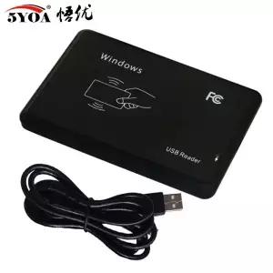 5YOA 스마트 RFID 카드 리더기 125KHz 13.56MHz ID IC 이중 주파수 액세스 제어 암호화 프로그래머 USB