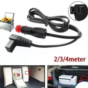 2/3/4M 자동차 냉장고 라이터 플러그 12V24V 쿨러 연장 전원 케이블 충전 교체 라인