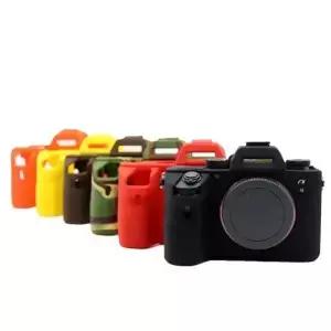 A7III 부드러운 실리콘 고무 카메라 보호 바디 케이스 커버 소니 A7 A7RIII A7M3 A7R3 A9 가방