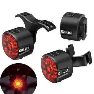 스마트 브레이크 감지 자전거 후미등 USB 충전식 IP66 방수 LED 경고등 MTB 로드 바이크 사이클링 안전용