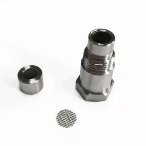 새로운 산소 O2 센서 스페이서 어댑터 커넥터 수정 체크 엔진 라이트 변환기 M18X1.5 필터 스크린