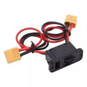 RC 비행기 스위치 모델 용 XT60 플러그가있는 대형 전류 켜기 끄기 고전류
