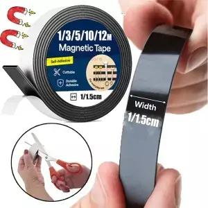 자기 접착식 테이프 절단 가능한 고무 스트립 냉장고 벽 DIY 사진 터 고정 가정 사무실 보관 도구