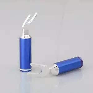 Audiocrast실버 도금 스피커 케이블 스페이드 플러그 HIFI 커넥터 와이어 DIY