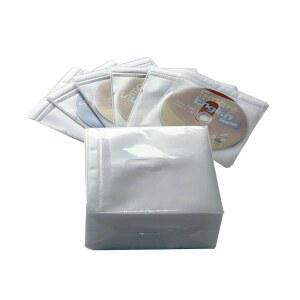 AOWIS 100PCS 있는 케이스 방지 CD 표준 장치가 투명 보관 낙하 양면 잠금
