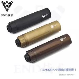 데드에어 소음기 샌드맨 금속 14mm 메탈 역나사