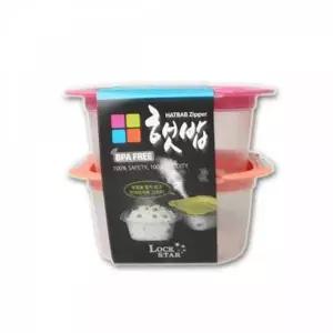 [락스타]고품질 TBZ IS 햇밥 지퍼(1호) 2set PT병 손잡이용기 투명플라스틱용...