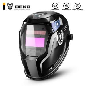 DEKO MIG MMA 아크 용접기 마스크용 헬멧, 태양열 자동 차광 후드, 조절 가능 그늘 범위 4/9-13,  디자인