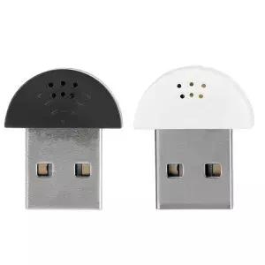 전방향 휴대용 소음 감소 USB 미니 스튜디오 음성 마이크 오디오 어댑터 컴퓨터 PC용 360