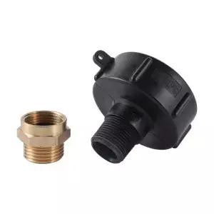 NPS 암나사 3/4 인치 BSP 수나사 IBC 탱크 어댑터 커플링 GHT 감소 커넥터 관개 물 피팅 60mm