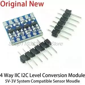 10PCS 4 채널 IIC I2C 로직 레벨 시프터 양방향 모듈은 Arduino 용 3V 5V 변환기를 안전하게 스텝 다운