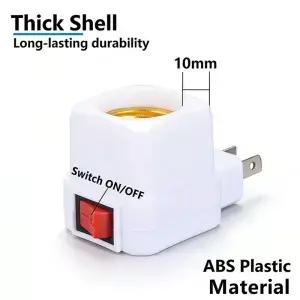 E27 스위치 EU/US/AU 플러그 에디슨 AC85265V LED 조명 램프 전구 홀더 어댑터 소켓 베이스 ON/OFF