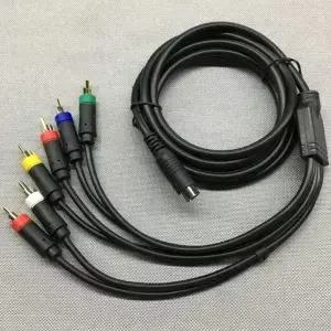 SEGA Saturn RGB/RGBS PVM BVM NEC XM Up SCALER BNC용 RCA 복합 케이블 구성 요소 RGB+Sync 아님