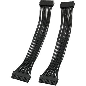 롱덱스 ATX 연장 케이블 2PCS 12.6인치 / 32CM 마더보드 24핀 남성에서 여성 내부 PC 전원 공급용 공급