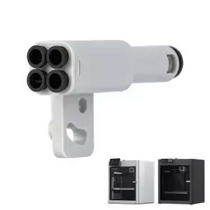 3D 프린터 부품 4in1 어댑터 재질 파이프 확장 포트 AMS Connect 4 공급 모듈 (Bambu X1/P1 X1C P1S P1P