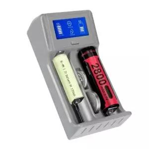 2032 2450 충전식 배터리 충전기 호환 AA AAA 1.2V NiMH 3.7v 이온 USB 포트