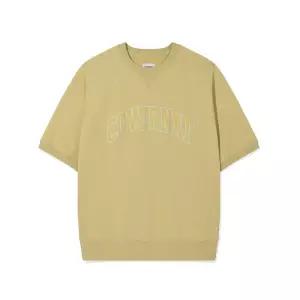 매장정품 COVERNAT 커버낫 남녀공용 아치 로고 스? 하프 티셔츠 옐로우 CO2602ST16YL 1676767