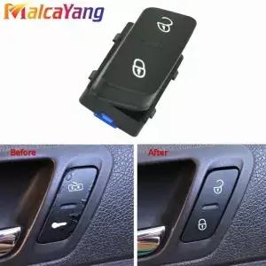VW Jetta Golf 5 MK5 Passat CC Tiguan 1K 용 자동차 중앙 안전 스위치 도어 버튼 0962125 비
