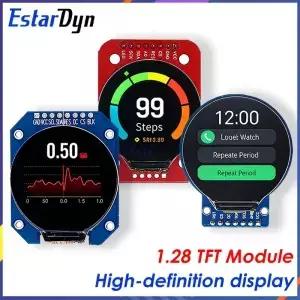 TFT 디스플레이 1.28인치 LCD 모듈 원형 RGB 240*240 GC9A01 드라이버 4선 SPI 인터페이스 240x240 PCB