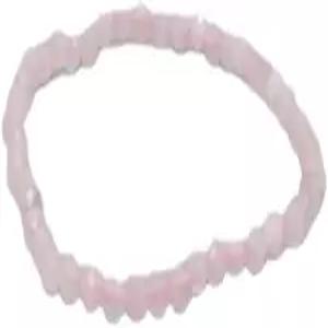 조일라 내추럴 로즈 쿼츠 원석 4mm 원형 페이스 컷 스톤 핑크 컬러 에너지 스트레치 브레이슬릿 힐링
