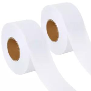 퀼팅용 XMJY 2롤 퓨즈블 배팅 테이프 1.5인치 x 30야드 흰색 솔기 중단 재봉용 시어 바인딩