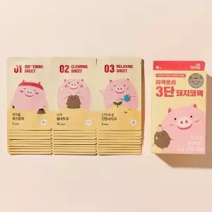 미팩토리 3단 돼지코팩 10매입