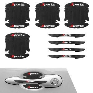 8PCS 자동차 대부분의 스티커 도어 트럭 스크래치 스포츠카 자동차 프로텍터 핸들 SUV
