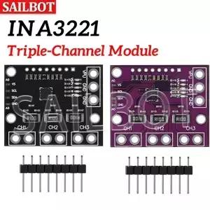 INA3221 삼중 채널 모듈 하이 측 측정 션트 및 버스 전압 모니터(I 2C SMBUS 호환 인터페이스 I )