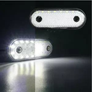 24v 화물차량 2way led 미등깜빡이 사이드램프 화이트 화물차램프 24v사이드램프