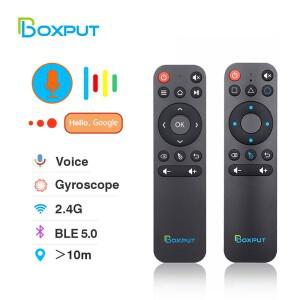 BT BPR1 플러스 BLE 5.0 에어 마우스, 2.4G 무선 음성 원격 제어 자이로스코프 IR 학습, 안드로이드 TV 박