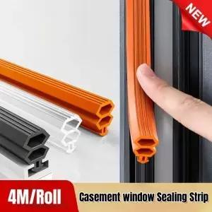 새로운 TPE 여닫이 창 씰링 스트립 플라스틱 강철 씰 카드 슬롯 Weatherstrip 도어 날씨 스트리핑 드래프트