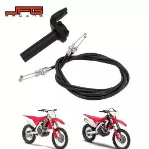 오토바이 핸들 바 트위스터 스로틀 튜브 풀 푸시 케이블 FCR CRF250R RMZ250 KX250F