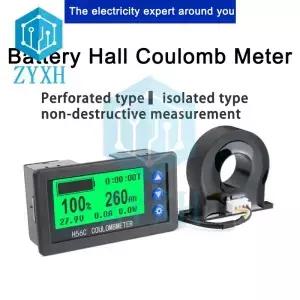 배터리 모니터 LCD 홀 쿨롱 계량기 100V 50A 100A 200A 300A 400A 500A Lifepo4 납산 이온 용량 전원