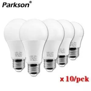 10pcs E27 LED 전구 220V 240V 18W 15W 12W 9W 6W 3W 스포트라이트 램프 Lampada Bombillas Lamparas 홈
