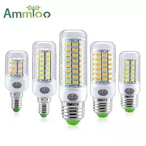 LED 램프 E14 SMD 5730 220V 옥수수 전구 샹들리에 홈 장식 앰플 조명 24 36 56