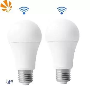 1pc 레이더 모션 센서 빛 220V 110V E27 LED 램프 스마트 적외선 전구 6W 9W 12W 15W 18W 20W 밤 어둠에서