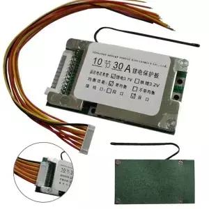 10S 36V 30A 이온 보호 보드 18650 배터리 BMS PCB 전기 자동차 인버터 용 밸런스