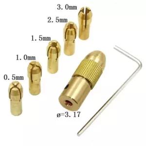 콜렛 드릴척 내경 3.17mm 세트 7p 공구 아두이노