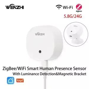 ZigBee/WiFi MmWe 인체 감지 센서 조도 투야 스마트 라이프 홈 어시스턴트 레이더 움직임 바디 모션