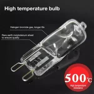 냉장고 오븐 팬용 40W G9 조명 고온 방지 110V/220V 할로겐 전구 램프