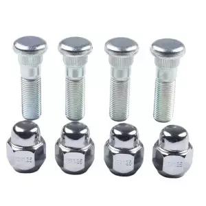 4pcs 휠 허브 볼트 스터드 및 너트 세트 Foster 20092019 28365FE001 28171AJ000 자동차 액세서리 스틸