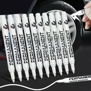 1/3/5PCS 방수 금속 마커 영구 흰색 페인트 펜 세척 아트 페인팅 낙서 패브릭 나무 가죽 2.0mm