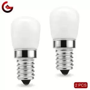 LED 냉장고 전구 옥수수 백색 및 온백색 SMD2835 할로겐 조명 교체 AC 220V 램프 3W E14 로트당 2 개