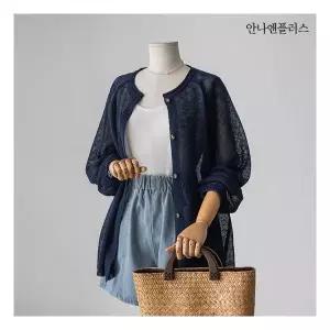안나앤플러스 폴인 패치 가디건[가디건DT26] 빅사이즈 3428126
