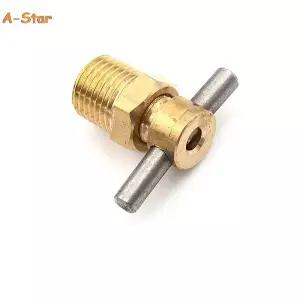 공기 압축기 탱크 교체 부품용 1pc 12mm 직경 1/4 인치 NPT 황동 배수 밸브