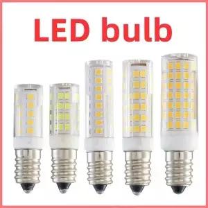 E14 LED 전구 7W 9W 12W 15W 18W 220V240V 밝은 미니 옥수수 조명 2835 SMD 360 빔 각도 할로겐 샹들리에