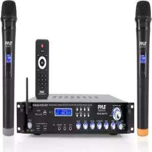 Pyle Bluetooth 멀티 채널 하이브리드 프리 앰프 시스템 3000W 가정용 오디오 랙 마운트 스테레오 파워